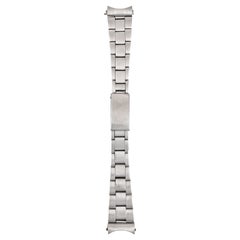 Rolex Bracciale Oyster con rivetti, Orologio da 19 mm di larghezza in Steele, anni '70
