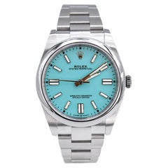 Rolex Rolex Oyster Perpetual 41mm Reference 124300 Turquoise Dial 