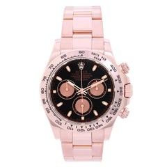 Rolex Rose Gold Cosmograph Daytona Automatic Wristwatch Ref 116505