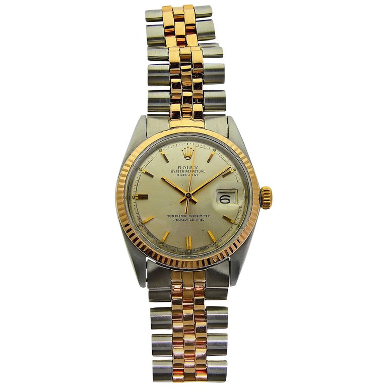Rolex Rose Gold Stainless Steel Jubilee Bracelet Self-Winding Wristwatch  For Sale at 1stDibs | oysterdate, rolex jubilee bracelet, rolex 41mm oyster  perpetual