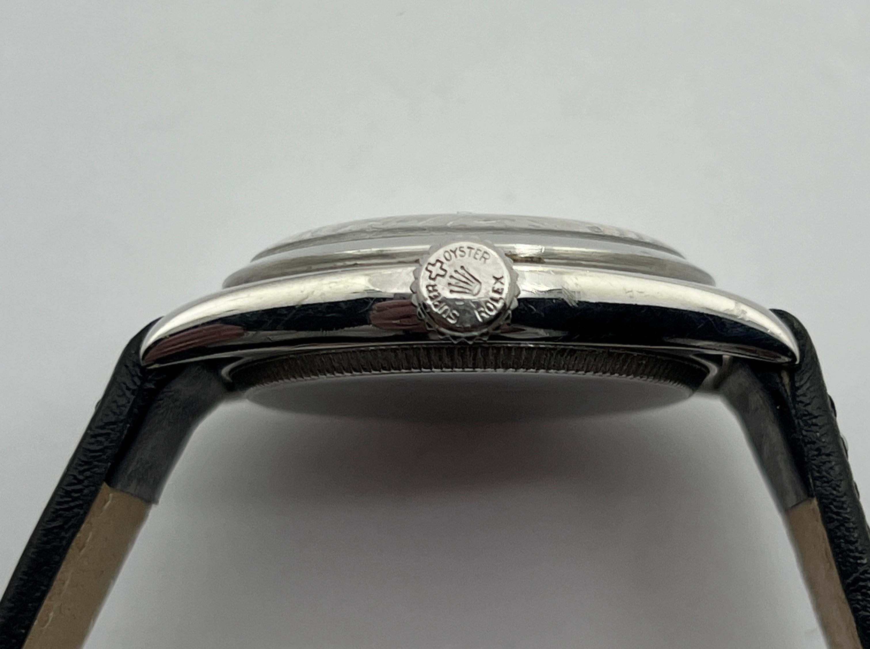 Rolex Royal Precision, 1951, 15 Jewel Super Balance, Stainless Steel For Sale 1