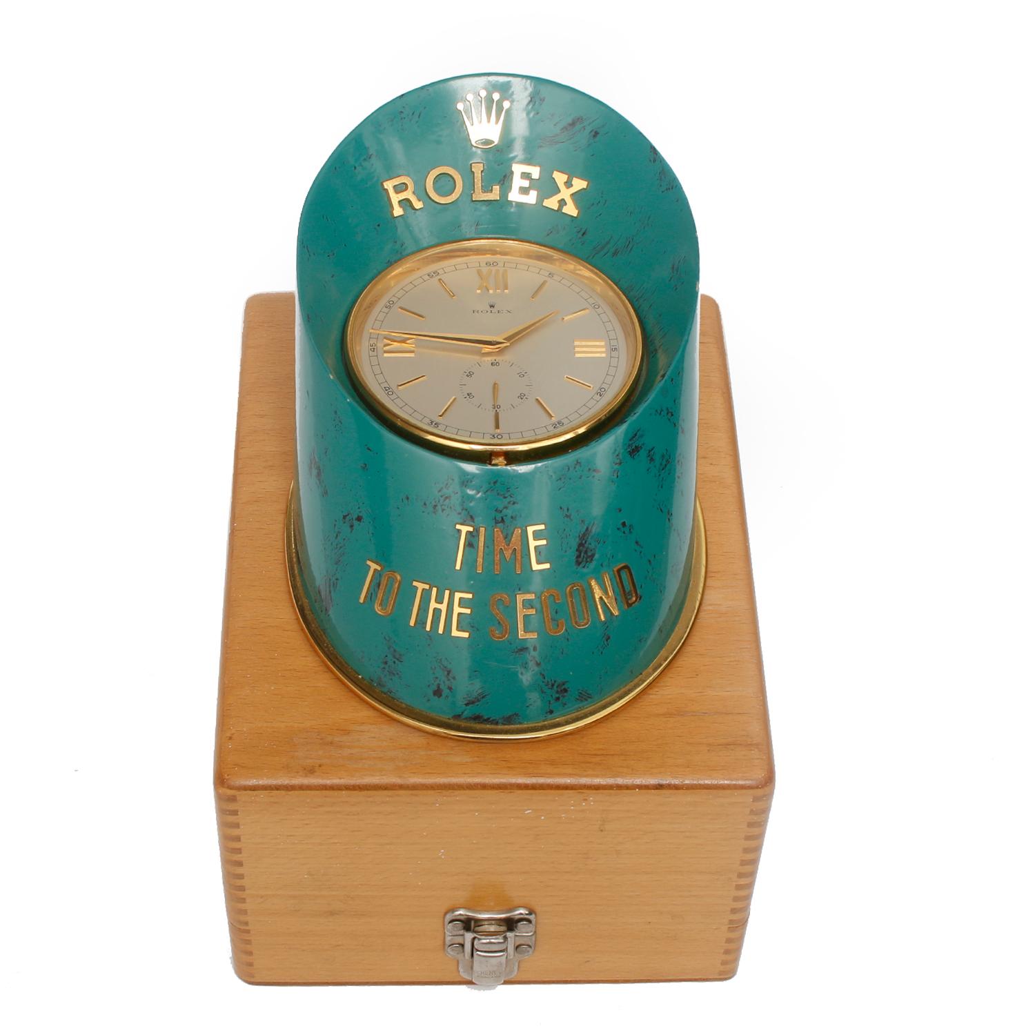 rolex dealer display clock