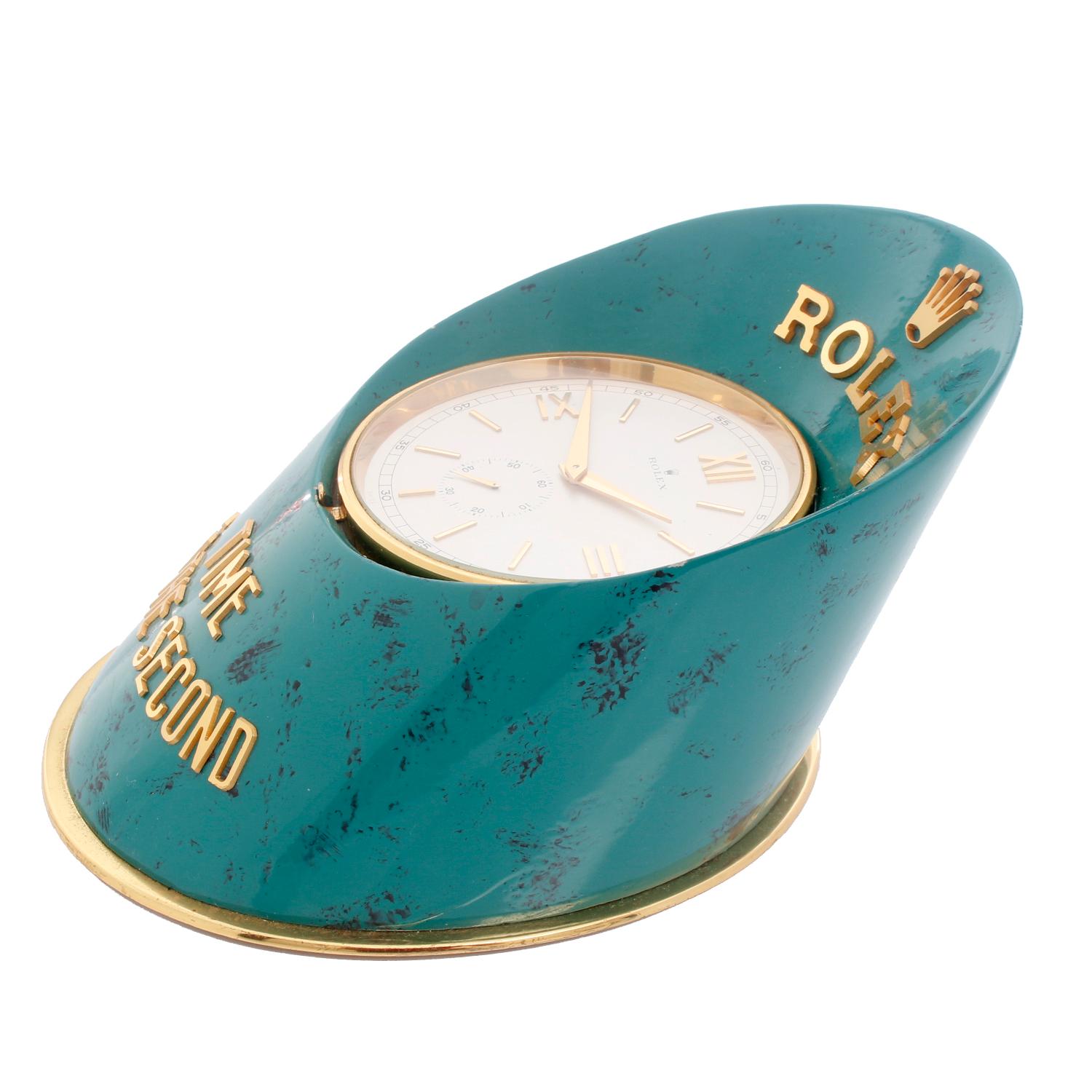 rolex table clock