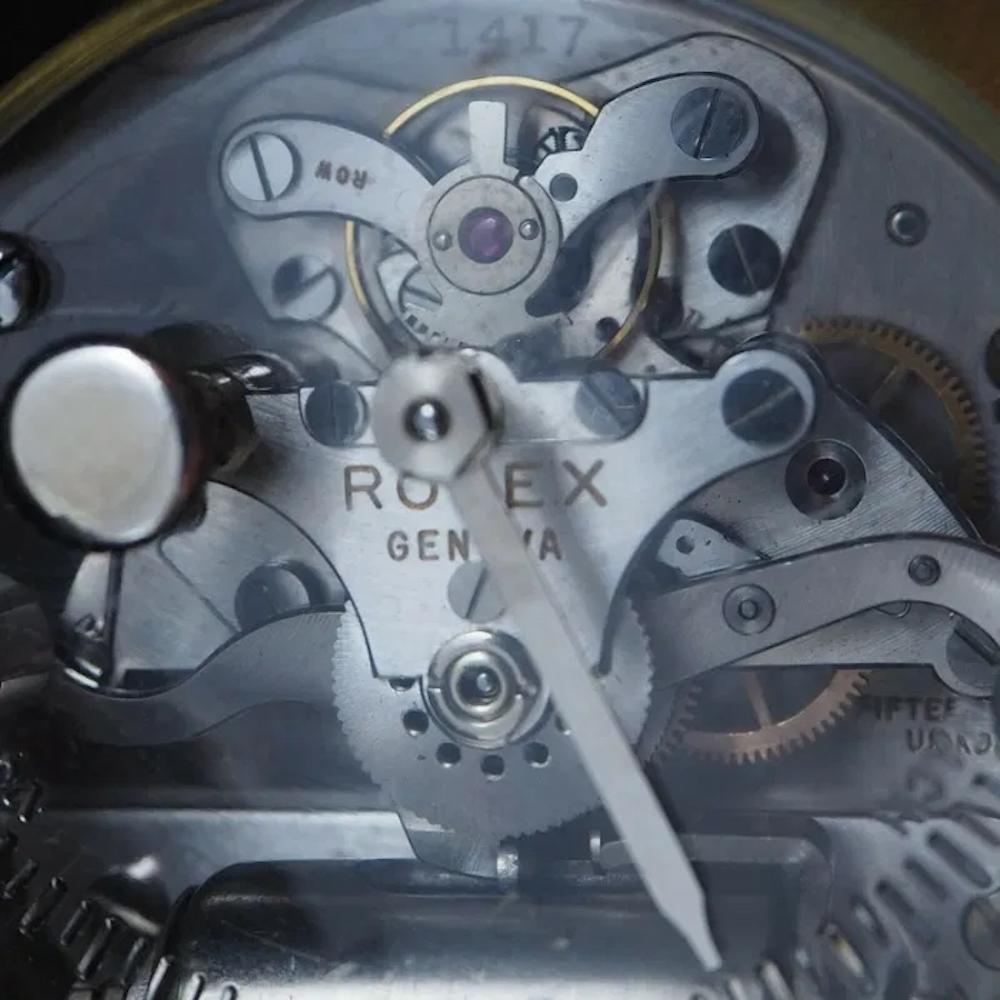 Post-War Rolex Sabot or Hoof Dealer Display Clock 