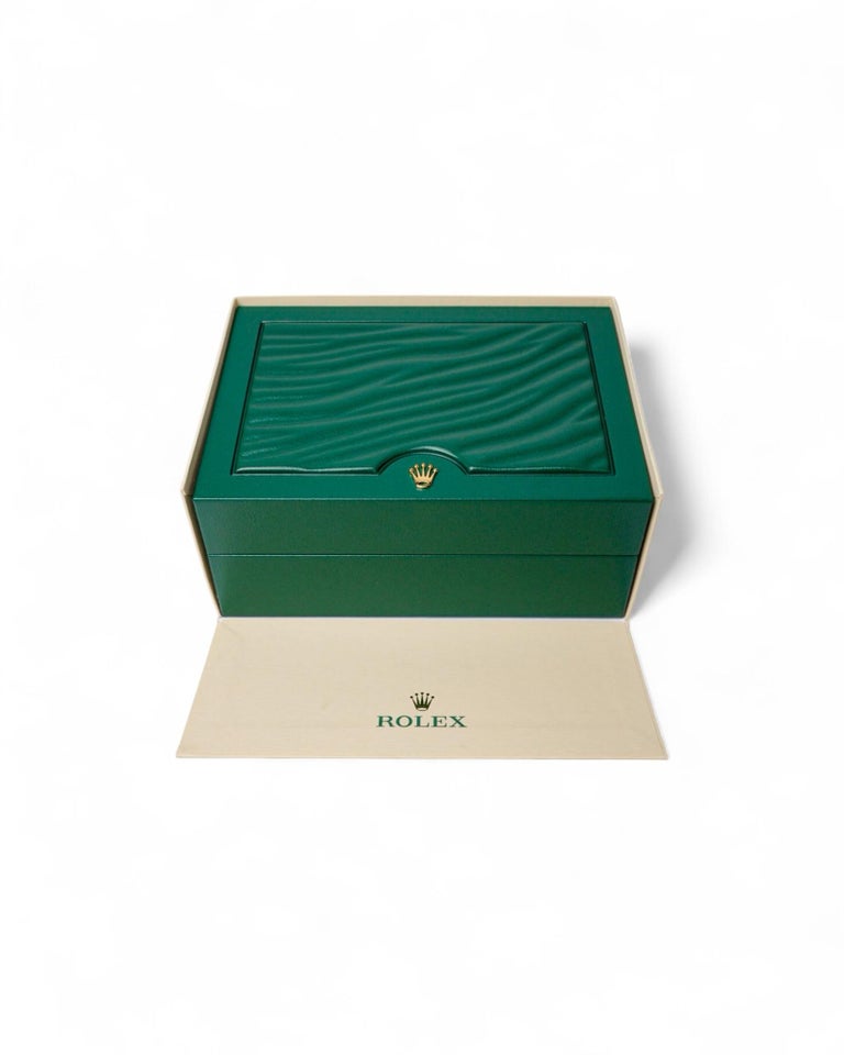 Rolex Oyster Box Small Green For Sale at 1stDibs