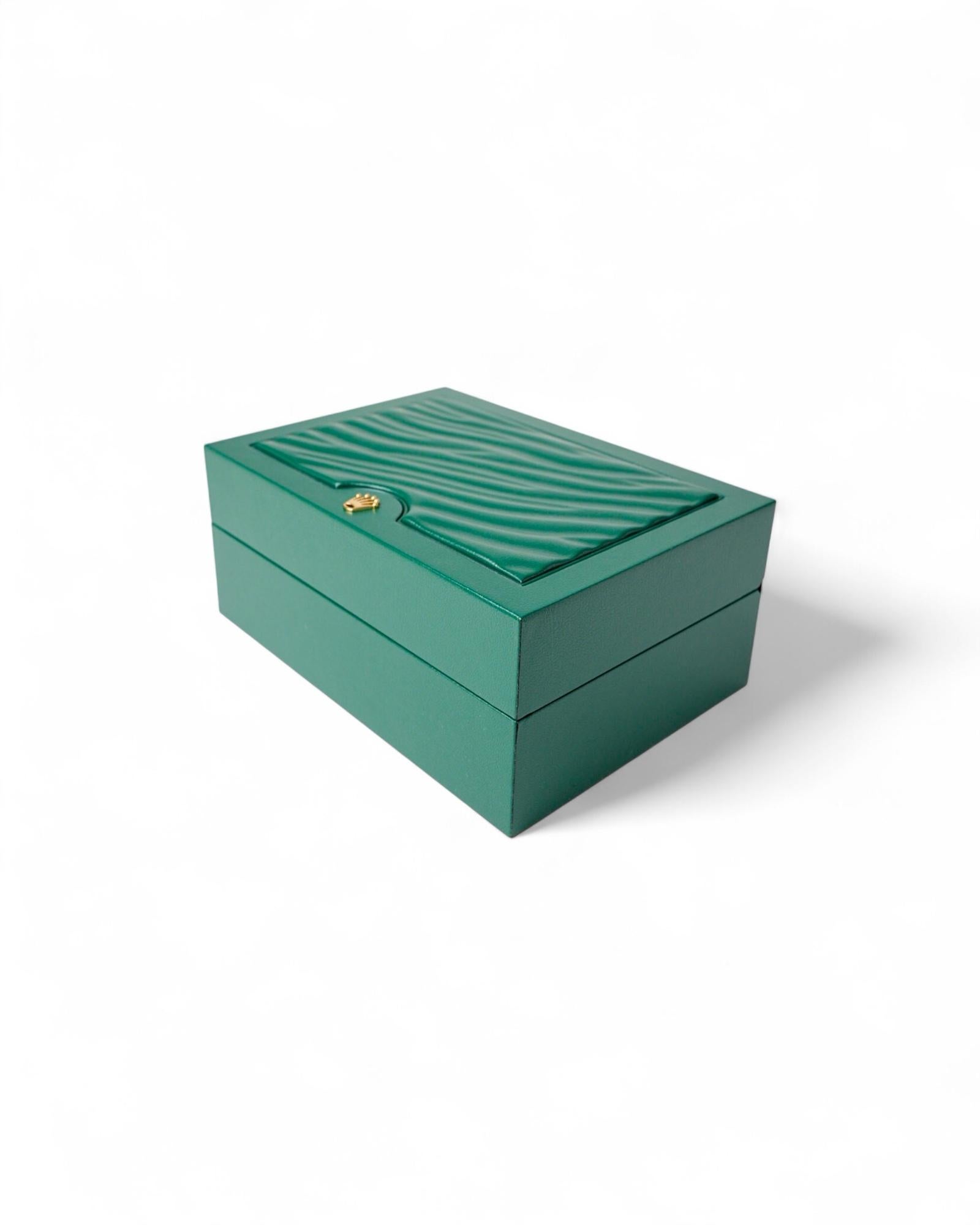 Rolex Oyster Box Small Green For Sale 9