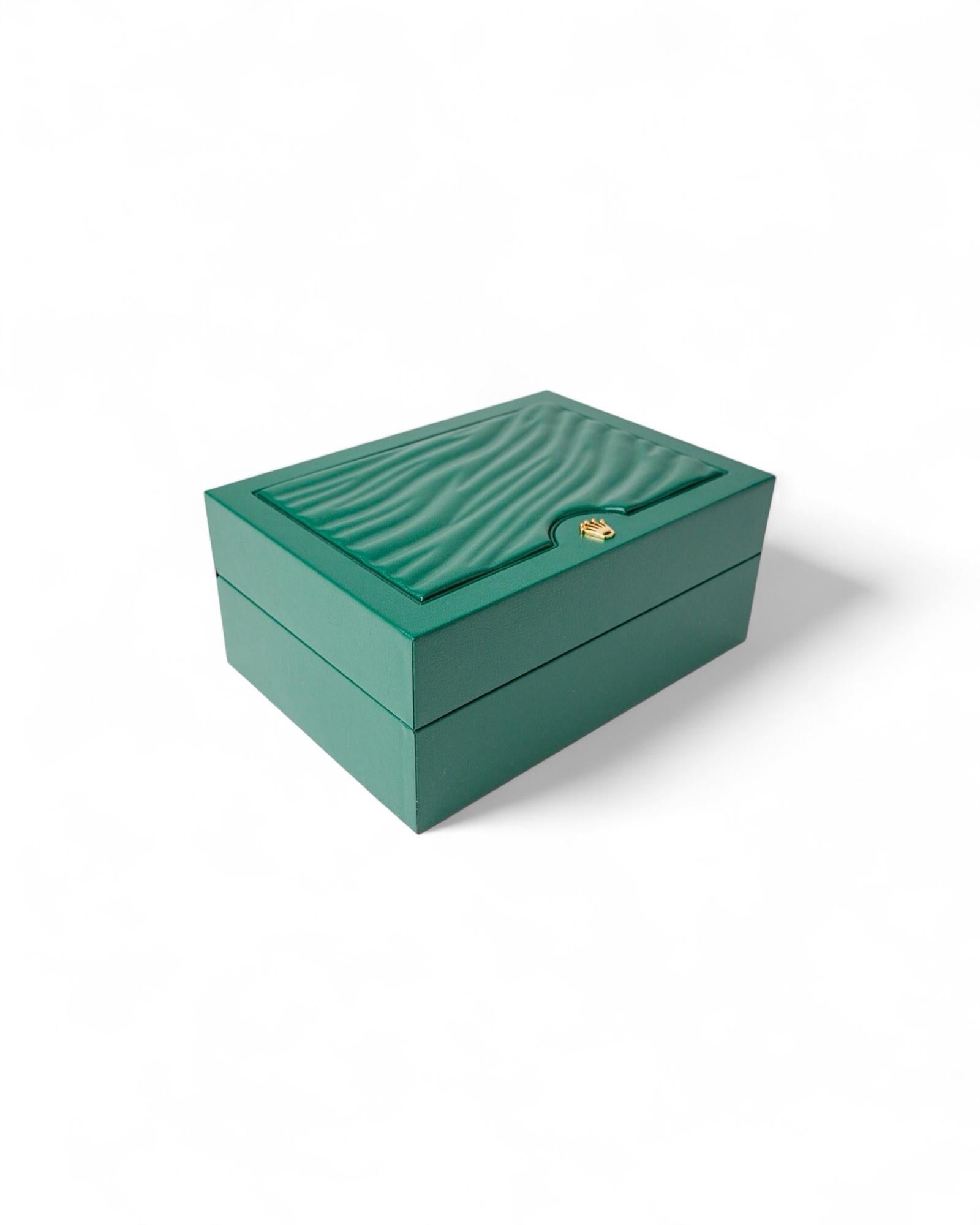 Rolex Oyster Box Small Green For Sale 10