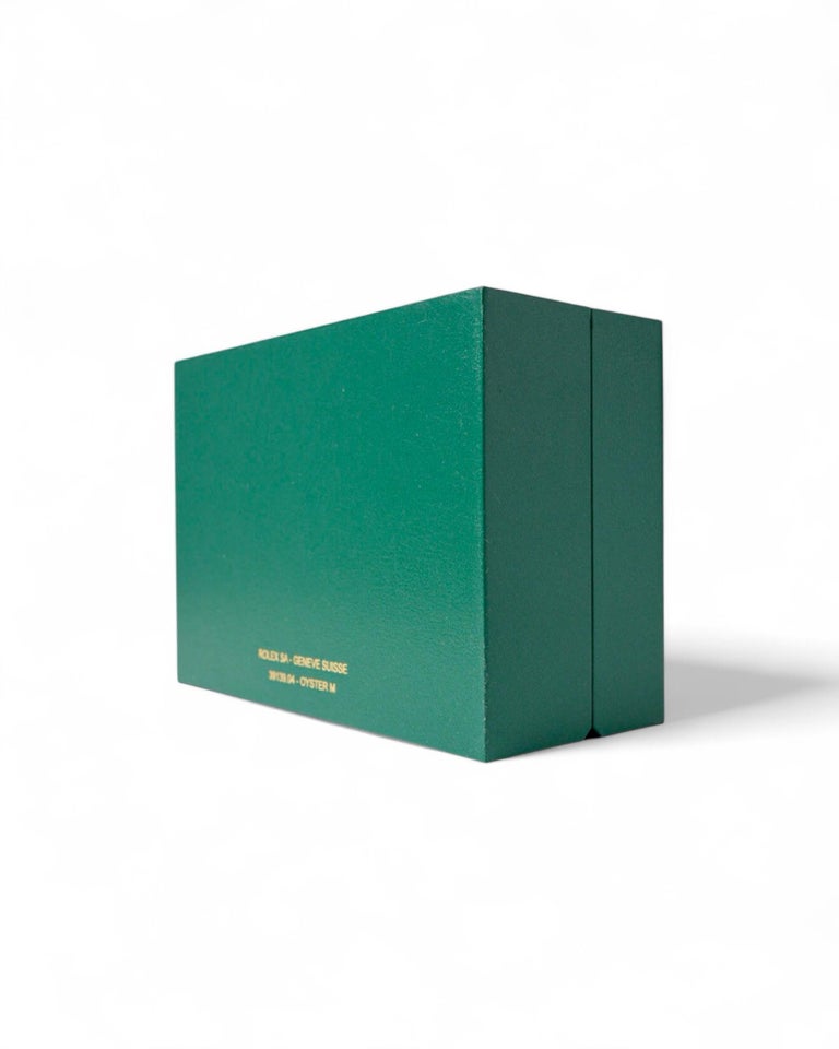 Rolex Oyster Box Small Green For Sale at 1stDibs