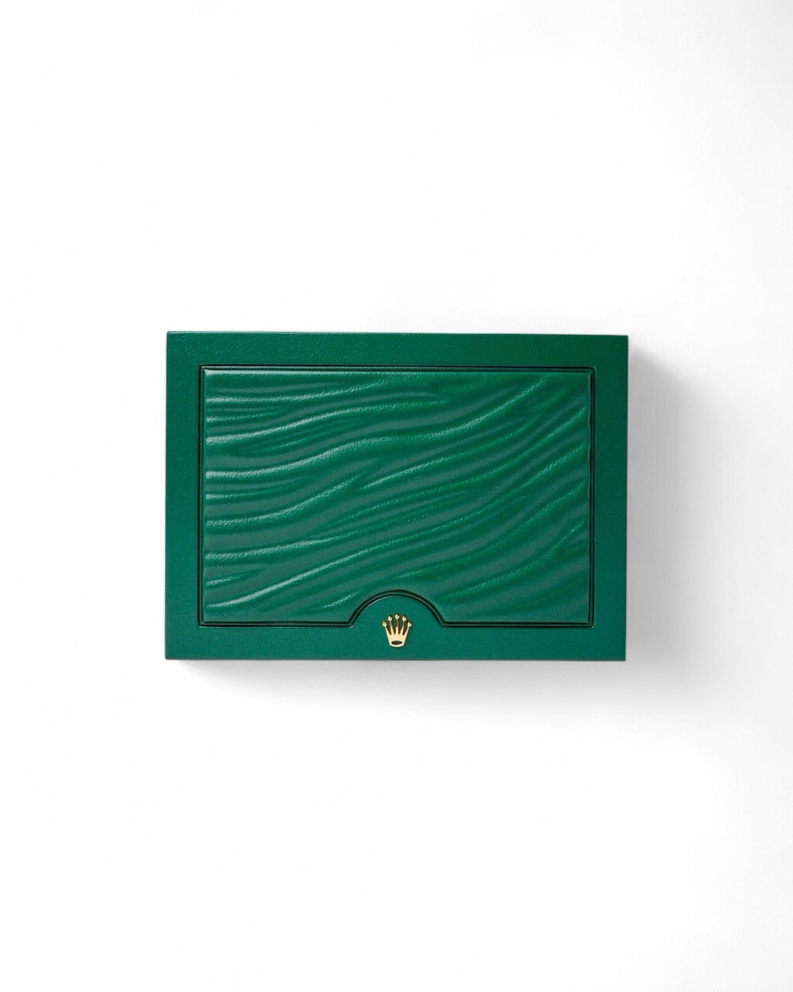Rolex Oyster Box Small Green For Sale 12