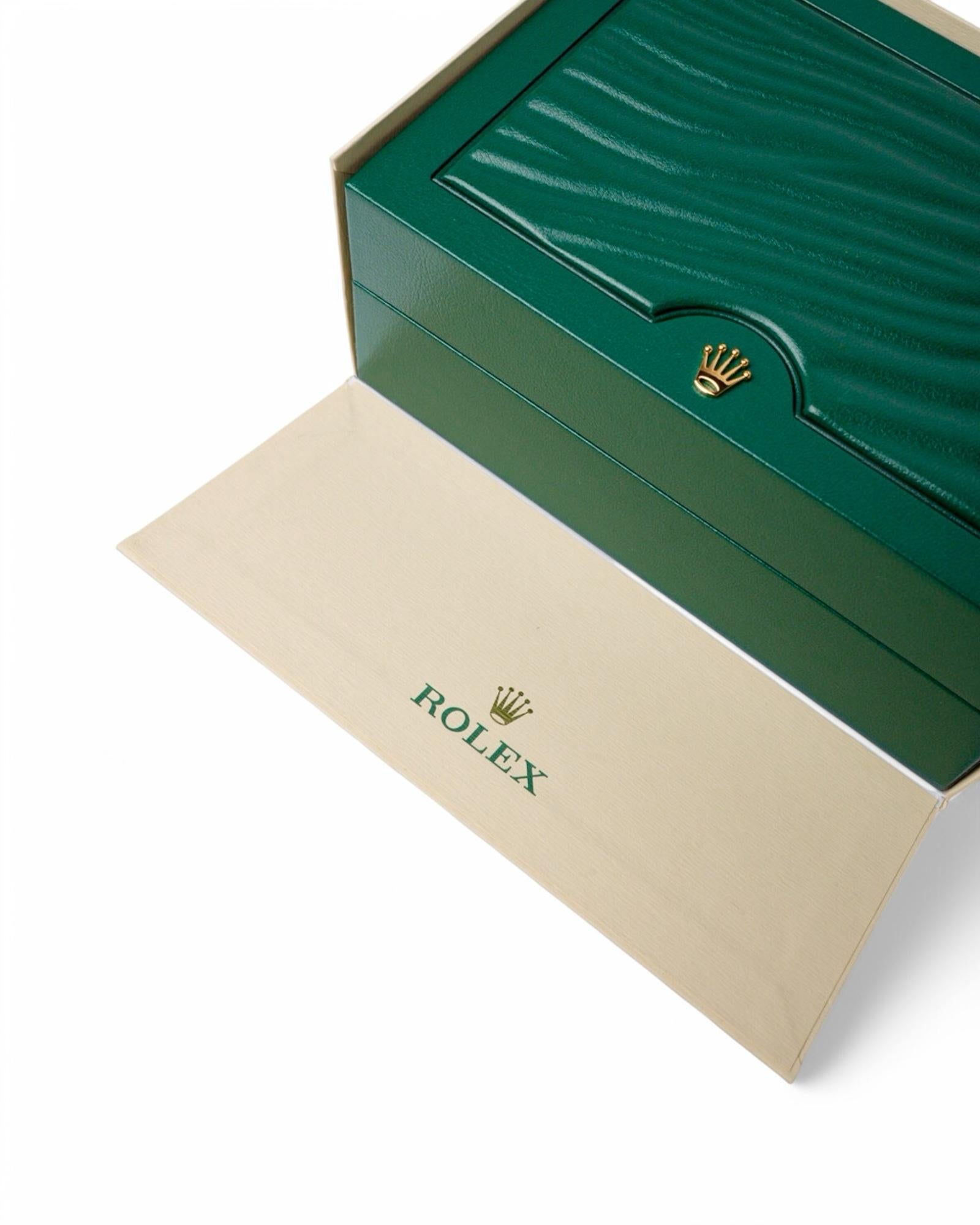 Blue Rolex Oyster Box Small Green For Sale