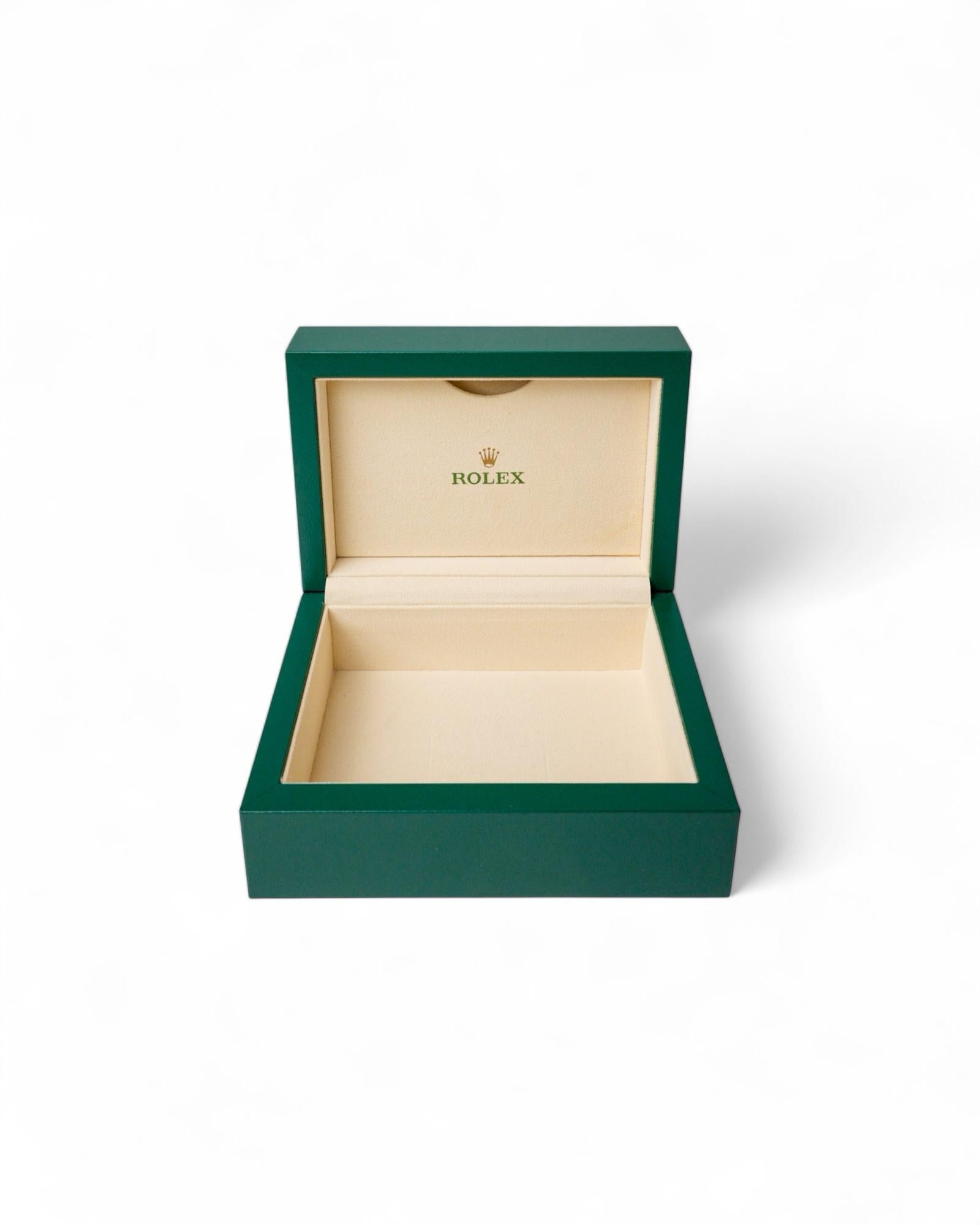 Rolex Oyster Box Small Green For Sale 2