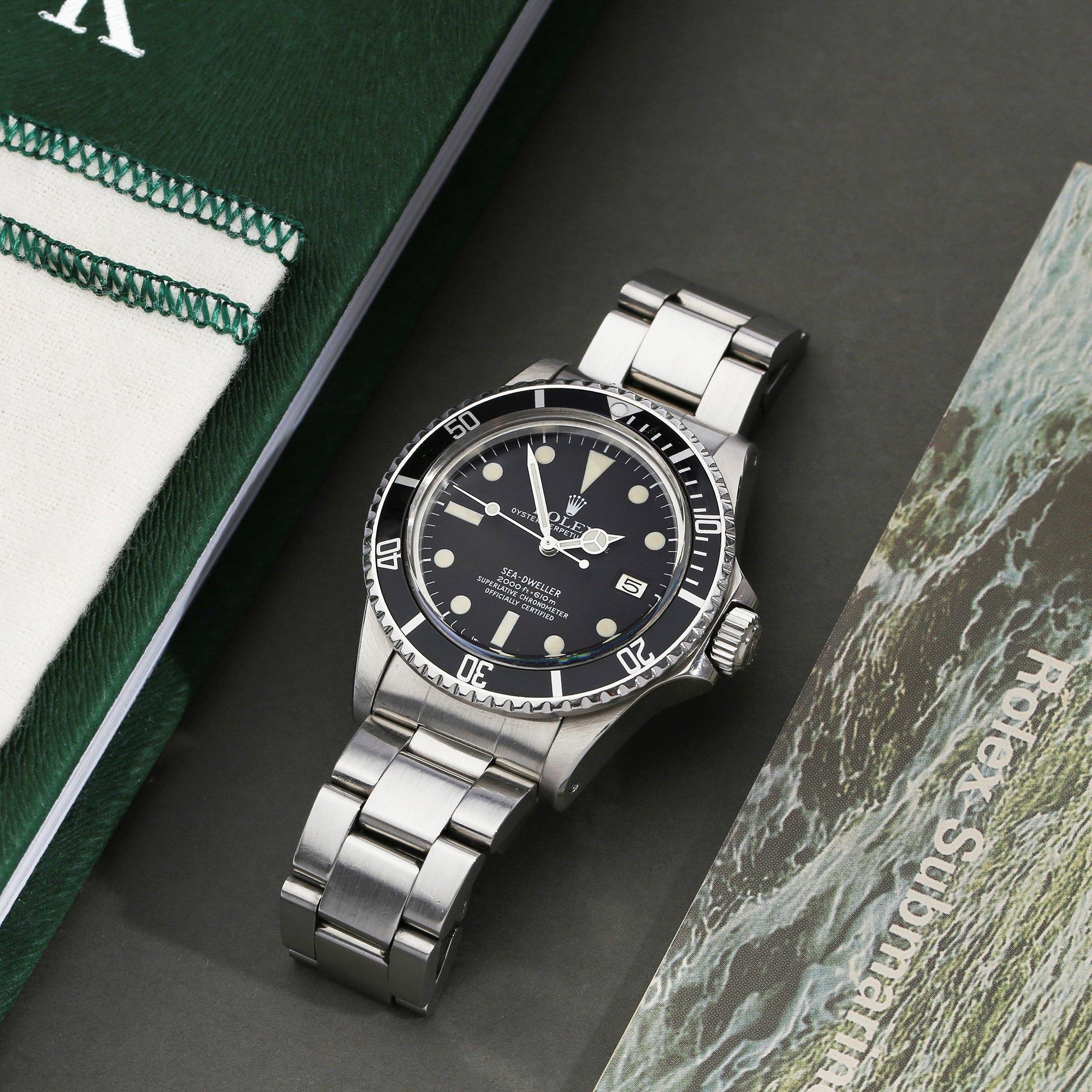 Rolex Sea-Dweller 0 1665 Men's Stainless Steel MK1 Dial Watch 5