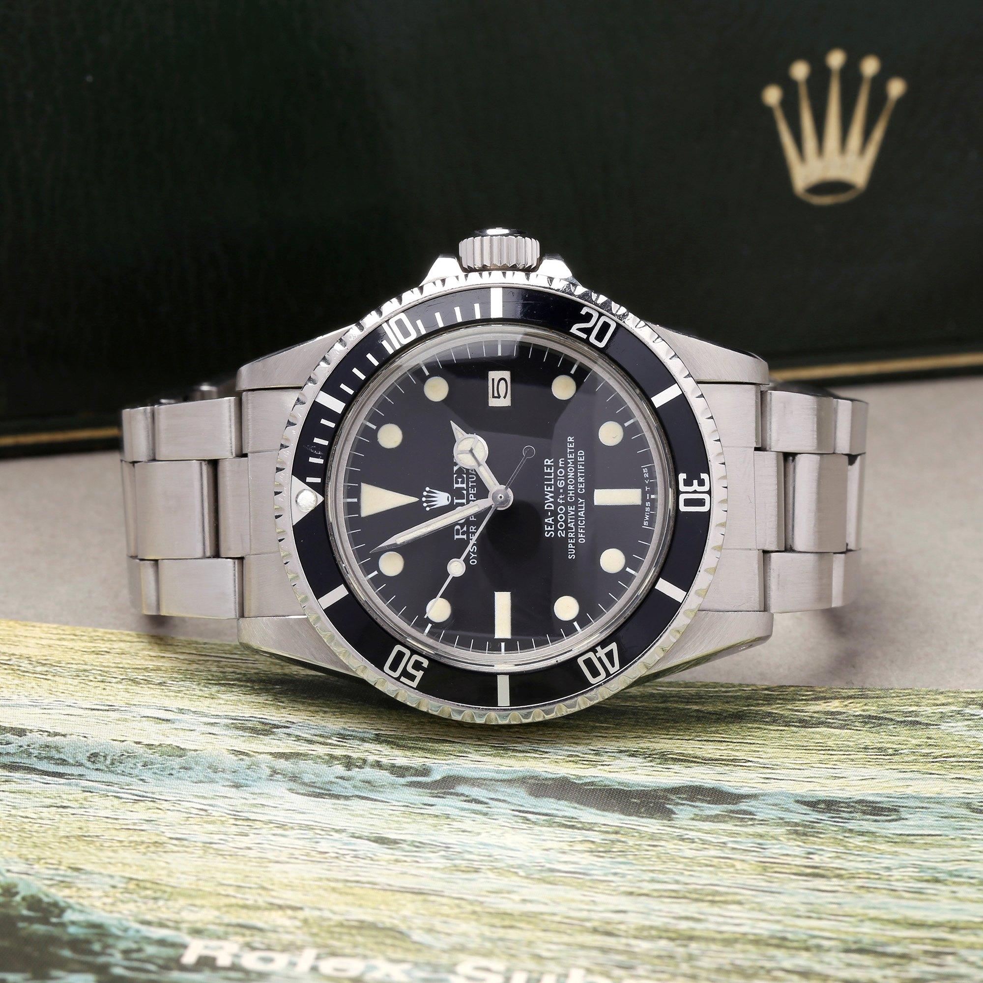 Rolex Sea-Dweller 0 1665 Men's Stainless Steel MK1 Dial Watch 3