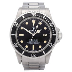 Retro Rolex Sea-Dweller 0 1665 Men's Stainless Steel MK1 Dial Watch