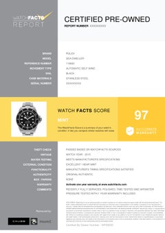 Rolex Sea-Dweller 116600, Certified and Warranty