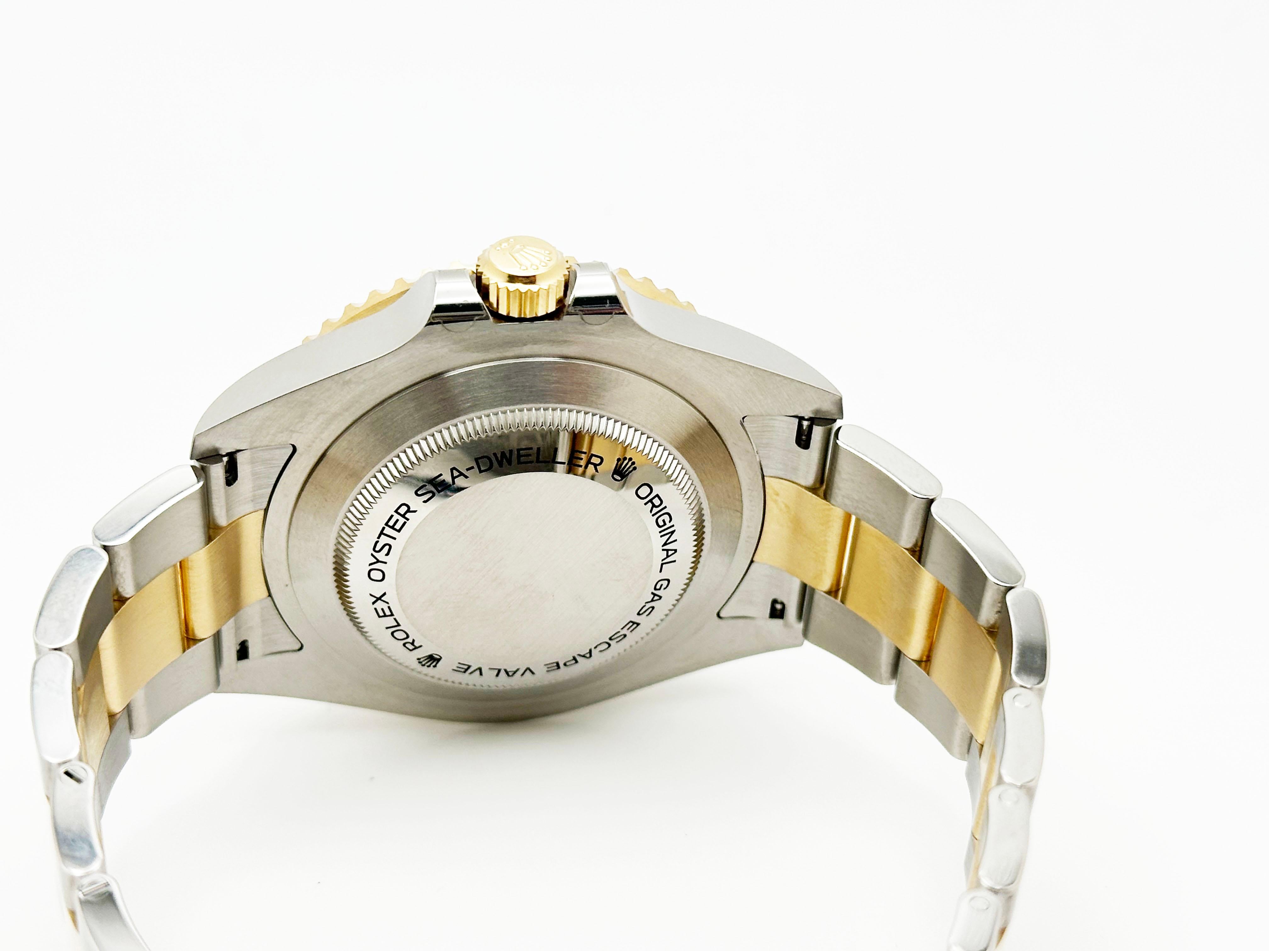 Rolex Sea Dweller 126603 Oro giallo 18 carati Acciaio Scatola Carta 43mm in vendita 1