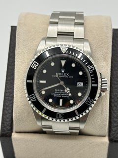 Rolex Sea Dweller 16600 40mm nero in acciaio inossidabile 2005 Scatola di carta