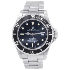 Retro Rolex Sea-Dweller 16600, Black Dial, Certified and Warranty