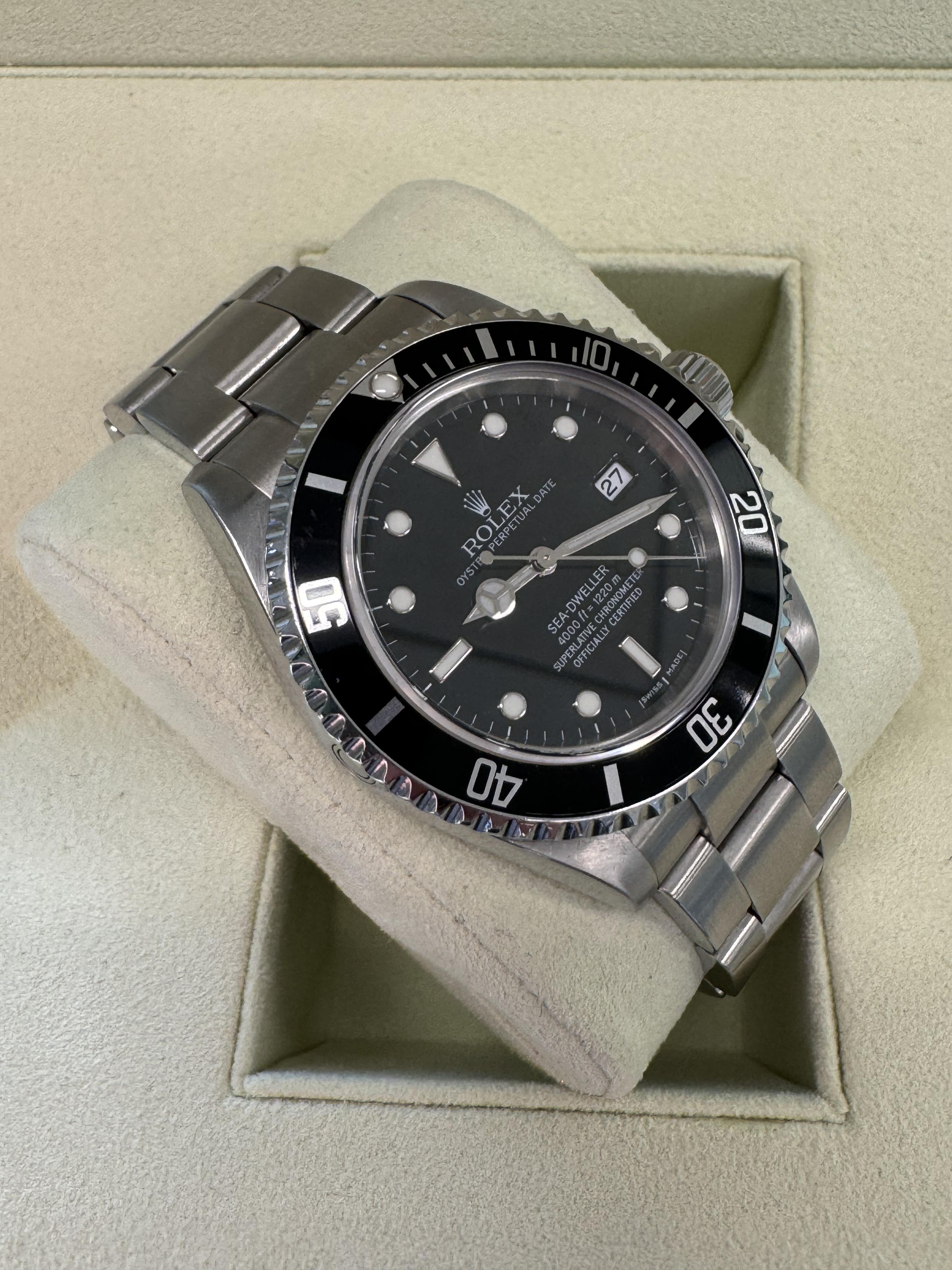 Contemporary Rolex Sea-Dweller 16600-T Mint For Sale