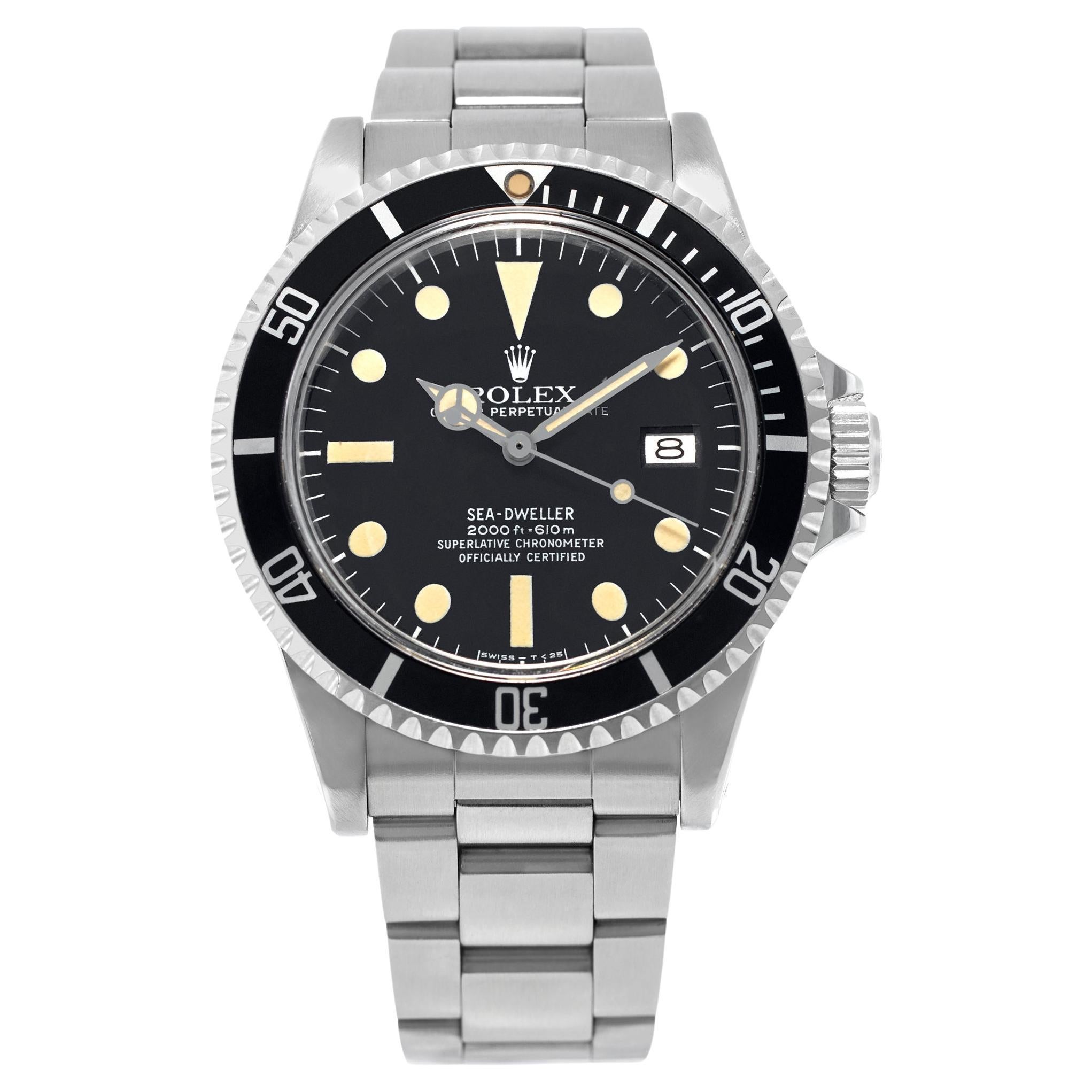 Rolex Sea-Dweller 1665 in stainless steel 40mm auto watch For Sale