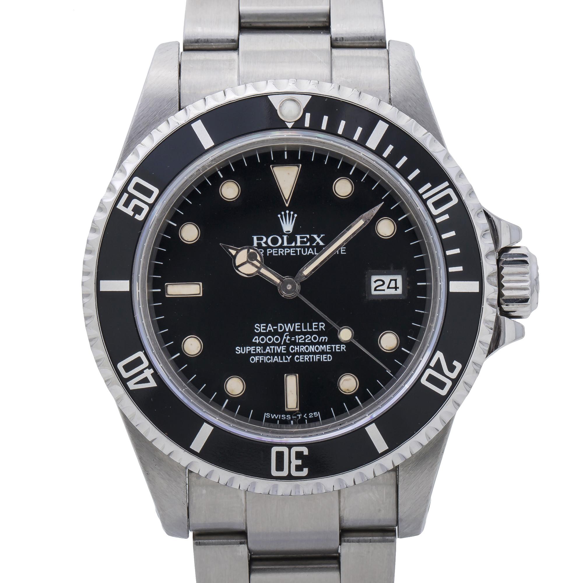 Men's Rolex Sea-Dweller 16660, Black Dial, Certified and Warranty For Sale