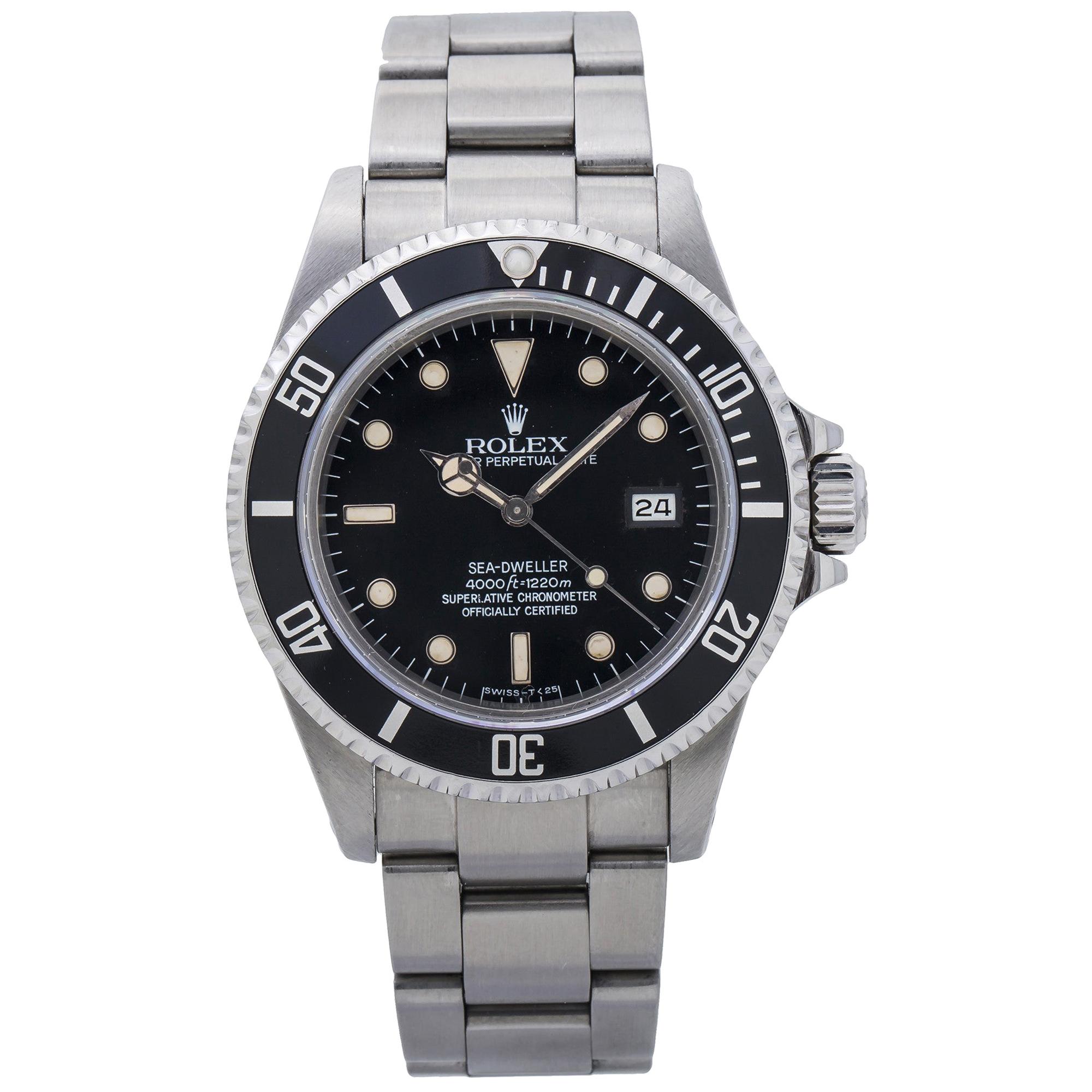 Rolex Sea-Dweller 16660, Black Dial, Certified and Warranty For Sale