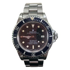 Vintage Rolex Sea Dweller 16660 Black Stardust Rare MK3 Dial Stainless Steel Unpolished