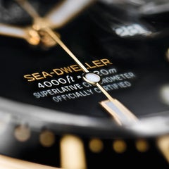 Rolex Sea-Dweller, 18k YG/SS, Black, Ref# 126603, Unworn, Watch, 2022