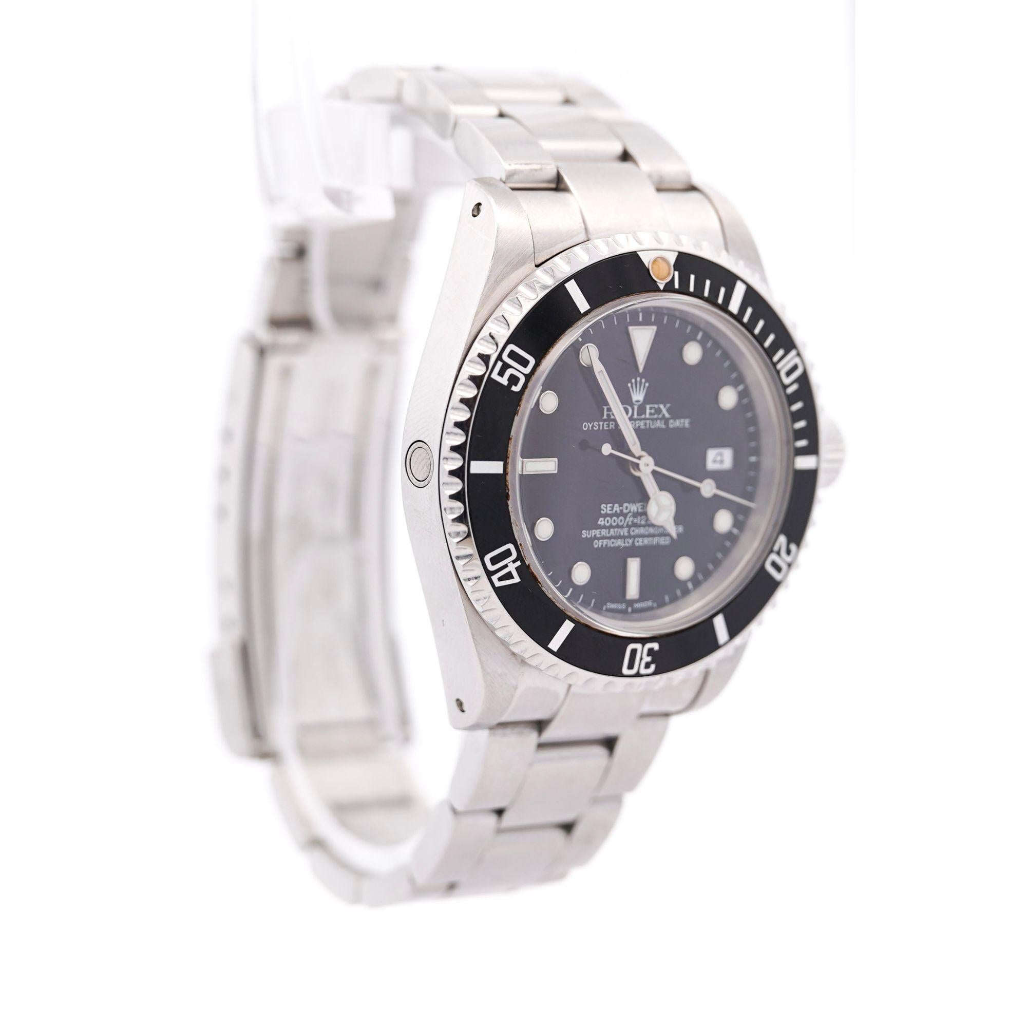 Rolex Montre Sea-Dweller 40mm Réf. 16600 Pour hommes en vente