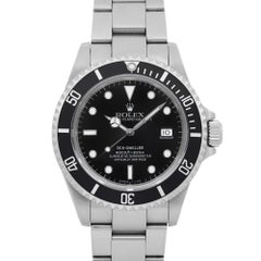 Rolex Sea Dweller Steel Date Black Dial Automatic Mens Watch 16600