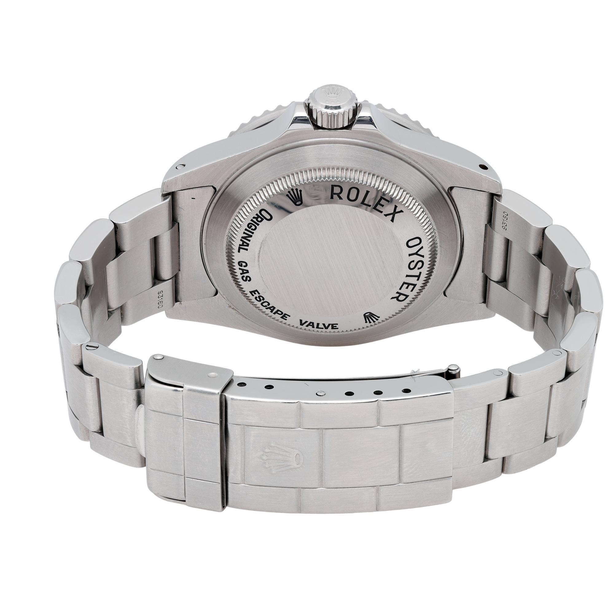 rolex sea dweller 16600 steel mens automatic watch