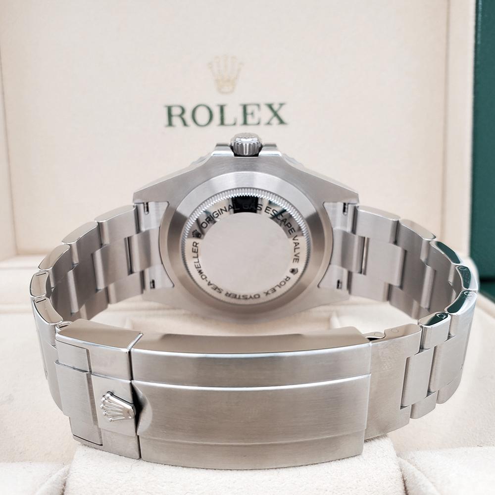 Modern Rolex Sea-Dweller 43mm Red Line Black 50th Anniversary Watch 126600 Box Papers For Sale