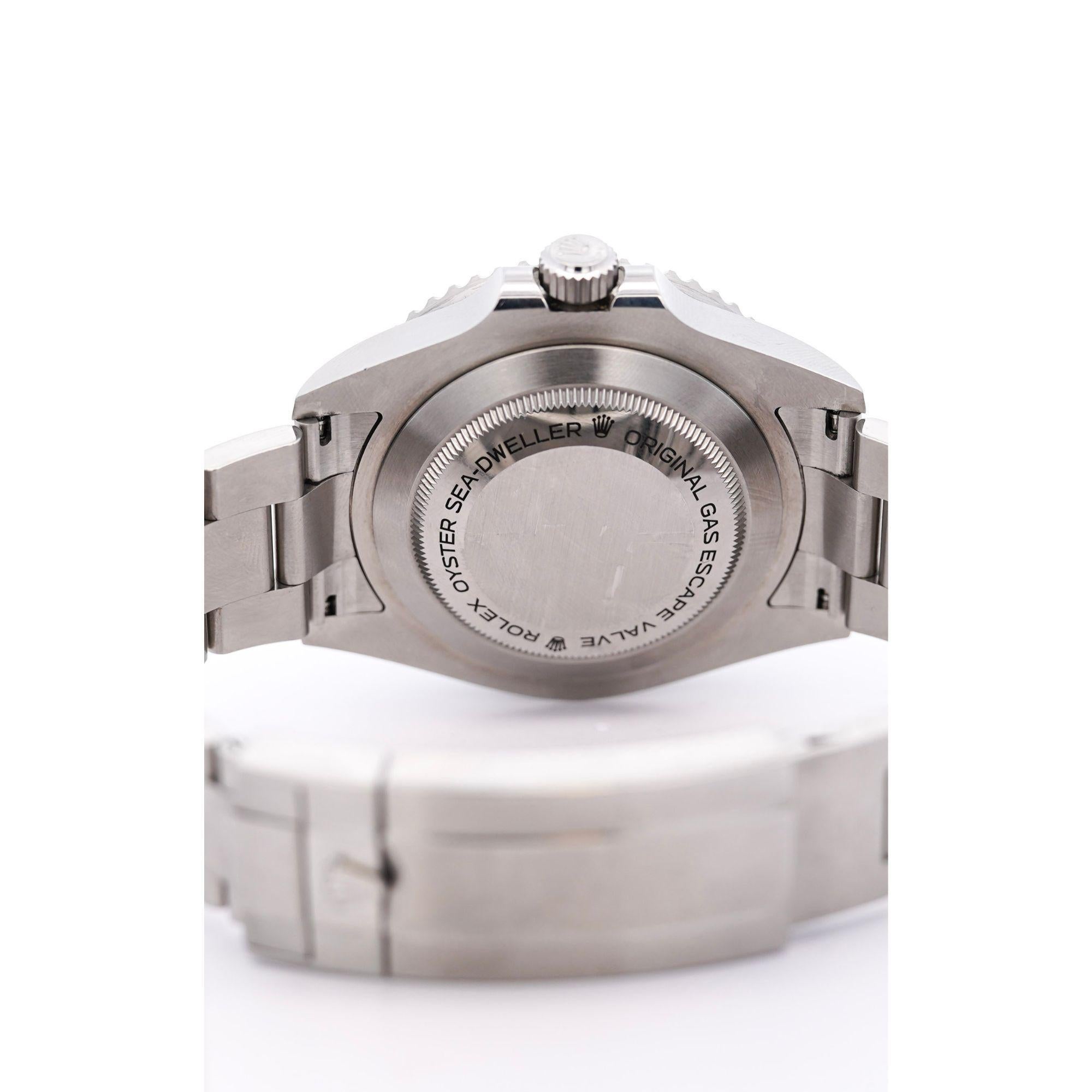Rolex Sea-Dweller 43mm Ref 126600 Anniversary Series Watch Full Set For Sale 1