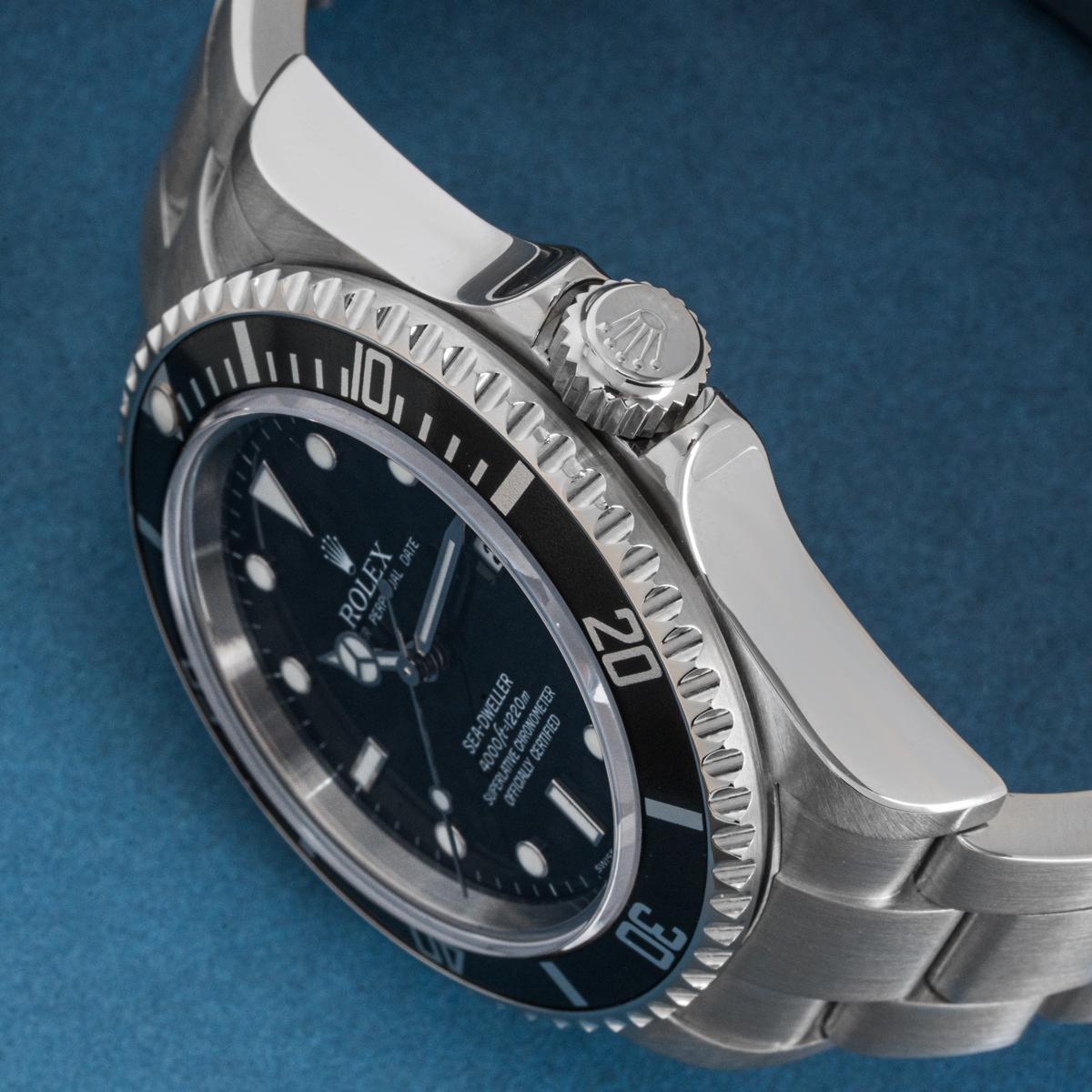 Rolex Sea-Dweller Black Dial 16600 In Excellent Condition For Sale In London, GB