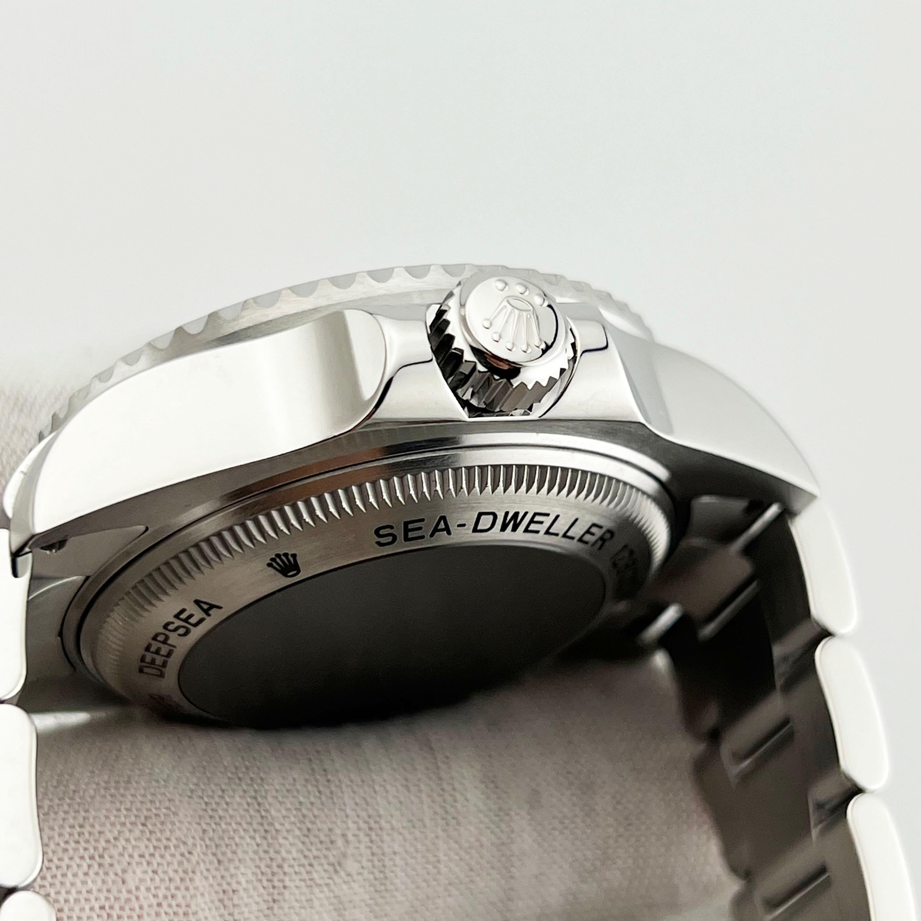 Rolex Sea-Dweller Deepsea 116660 44mm Schwarze Schachtel aus Keramik und Edelstahl aus Edelstahl 1