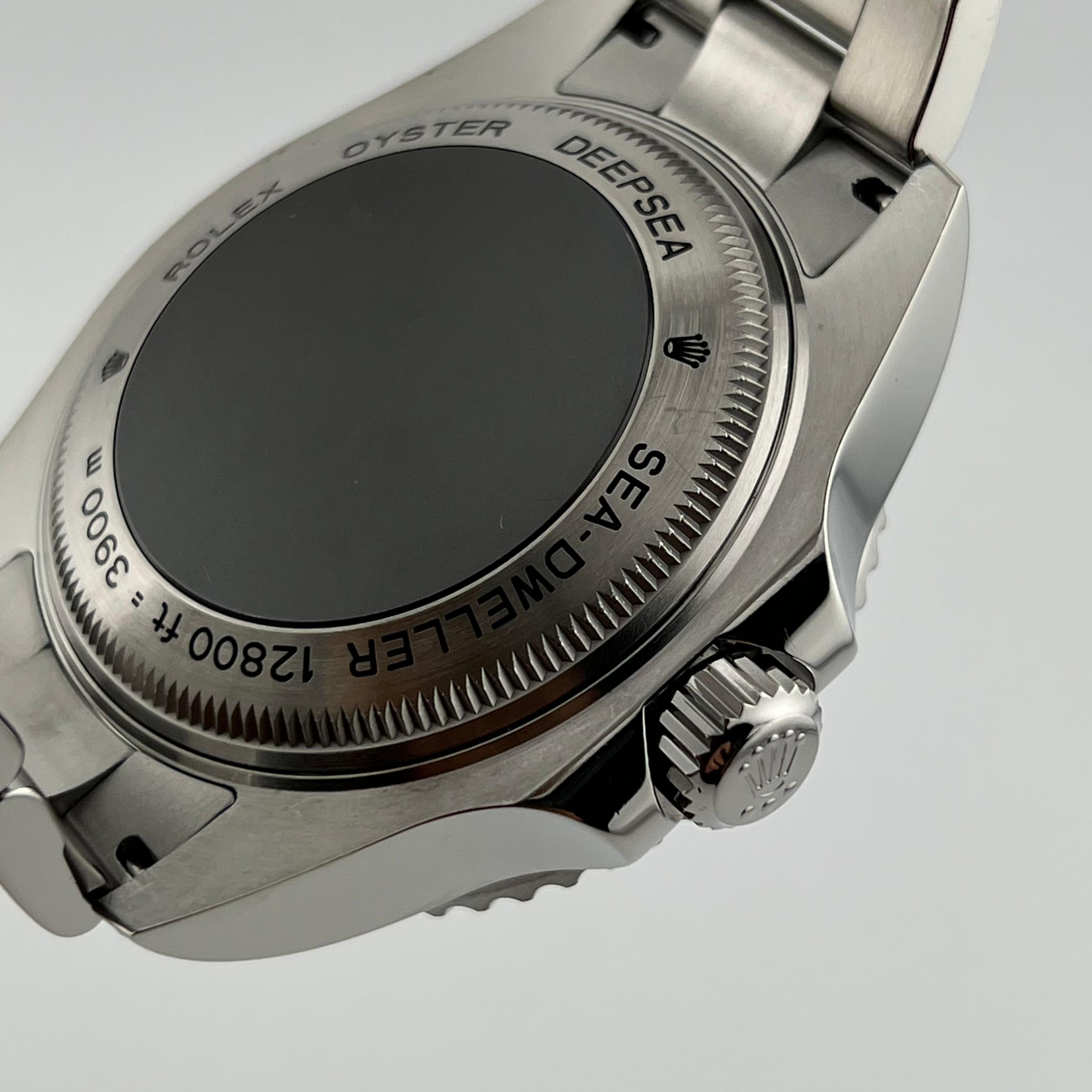Rolex Sea-Dweller Deepsea 116660 44mm Schwarze Schachtel aus Keramik und Edelstahl aus Edelstahl 3