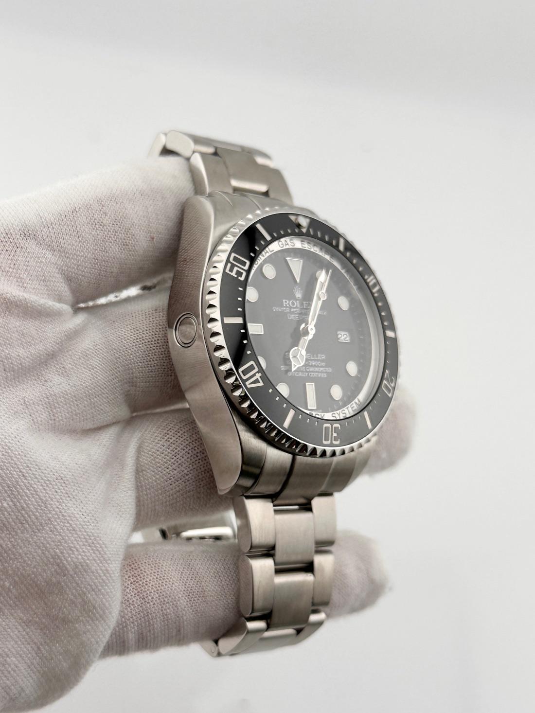 Rolex Sea-Dweller Deepsea 116660 44mm Black Ceramic Stainless Steel Box Papers 1