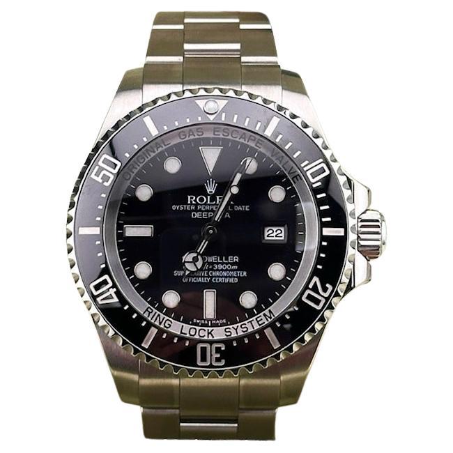 Rolex Sea-Dweller Deepsea 116660 44mm Black Ceramic Stainless Steel Box Papers