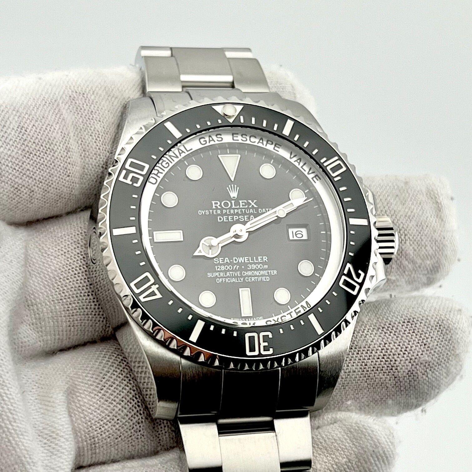 Rolex Sea Dweller Deepsea 116660 44mm Black Ceramic Stainless Steel 1