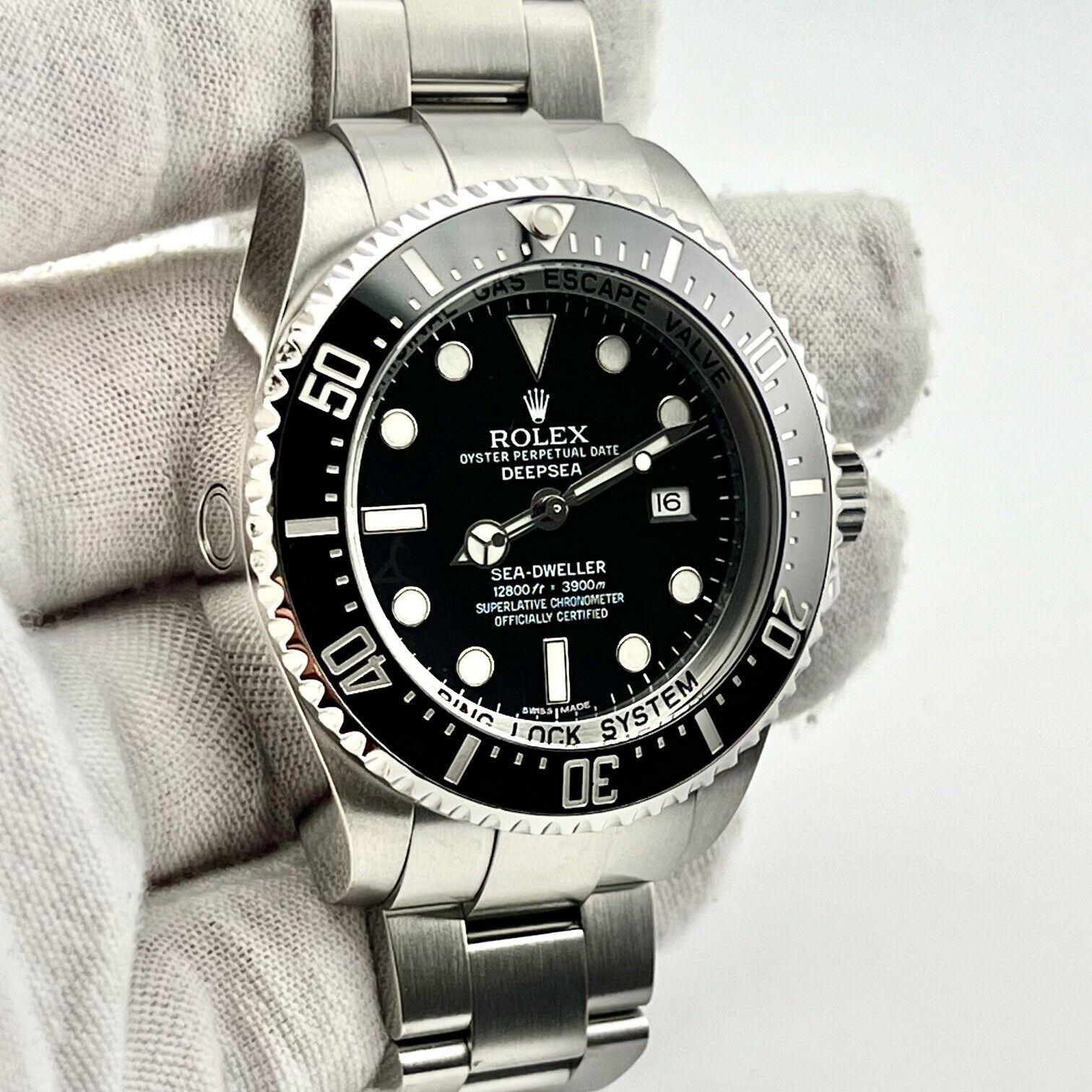 Rolex Sea Dweller Deepsea 116660 44mm Black Ceramic Stainless Steel 2