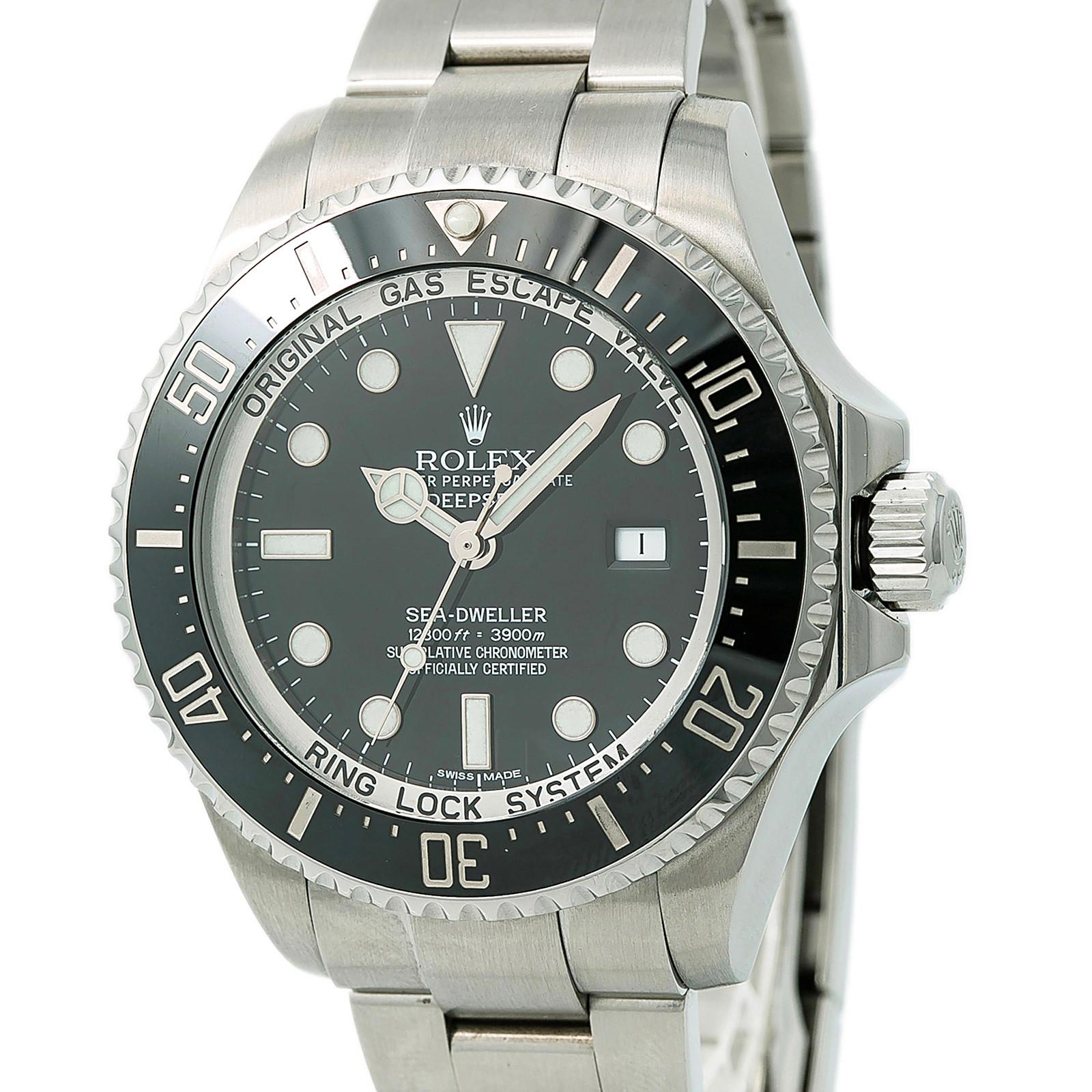 Rolex Sea-Dweller Deepsea 116660 Men's Automatic Watch with B&P, Year 2015 1