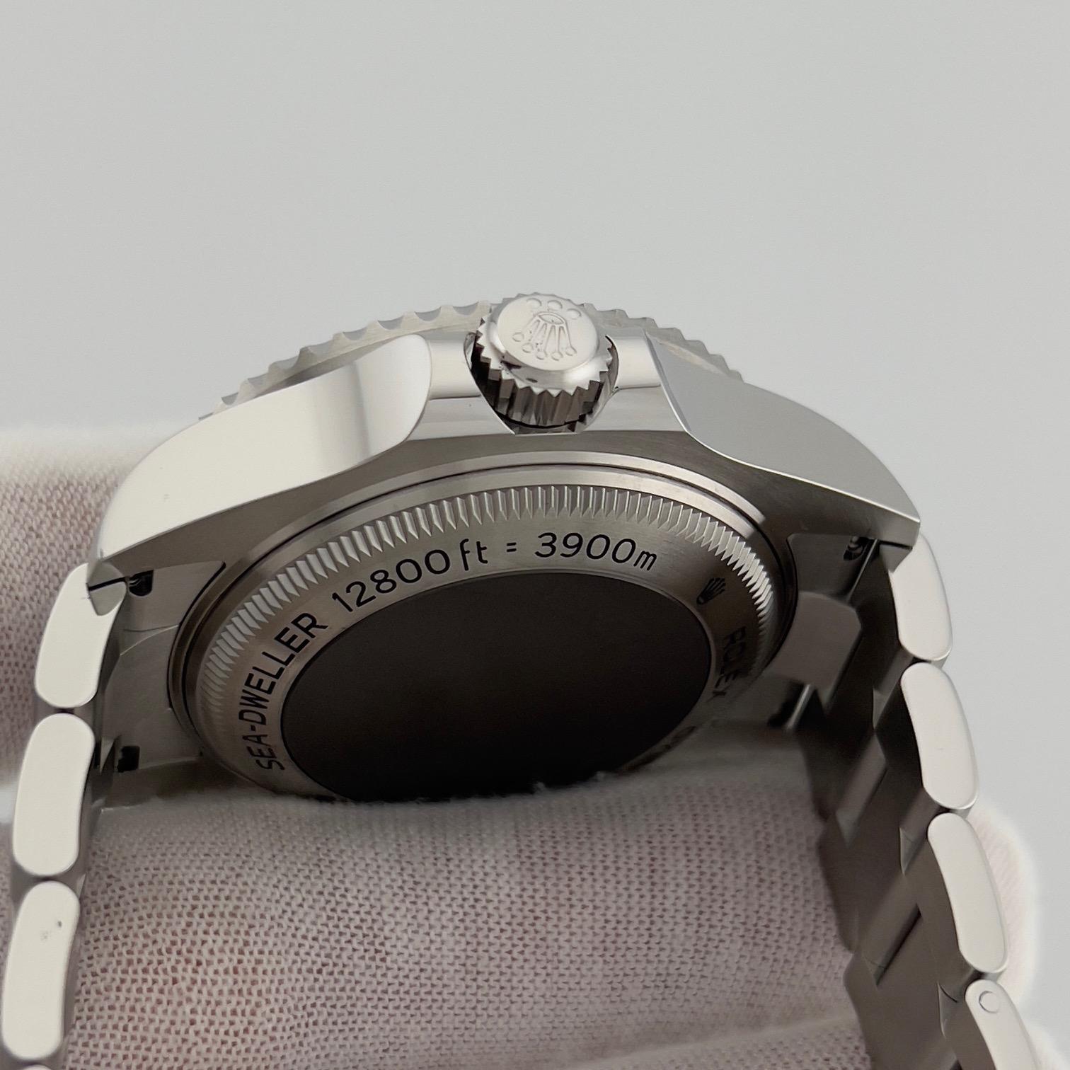 Rolex Sea-Dweller Deepsea 126660 44mm James Cameron Blau Schwarz Box Papiere 2021 im Angebot 5