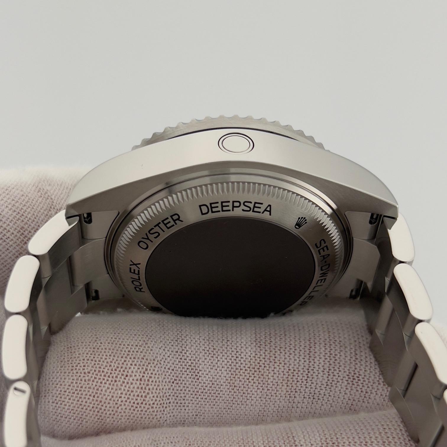 Rolex Sea-Dweller Deepsea 126660 44mm James Cameron Blue Black Box Papers For Sale 6