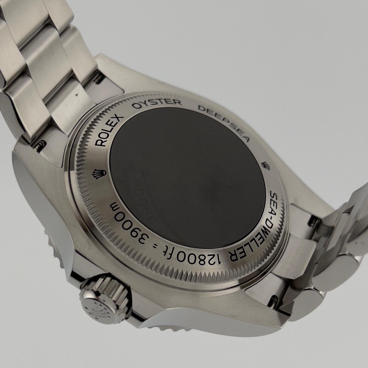 Rolex Sea-Dweller Deepsea 126660 44mm James Cameron Blue Black Box Papers For Sale 2