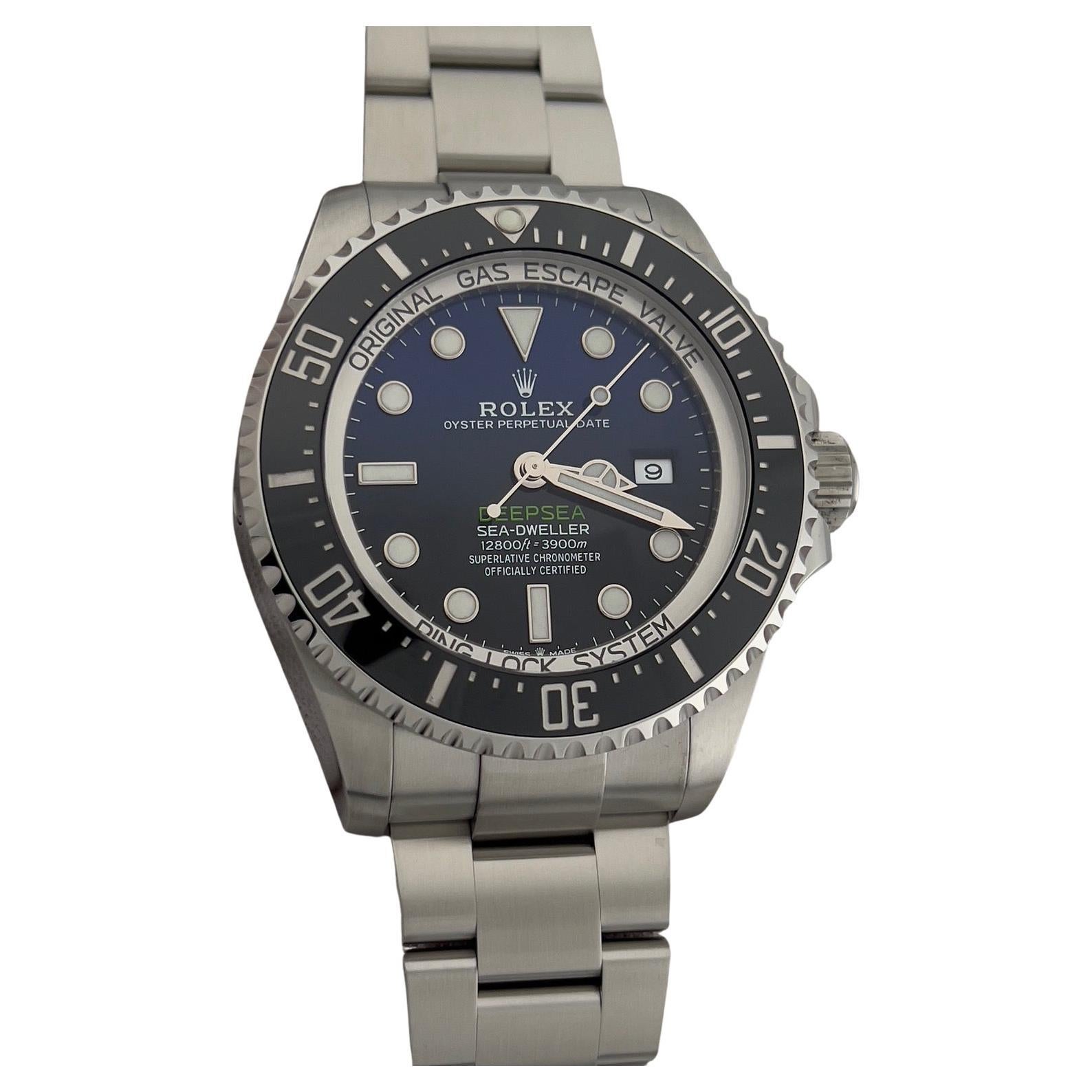 Rolex Sea-Dweller Deepsea 126660 44mm James Cameron Blau Schwarz Box Papiere
