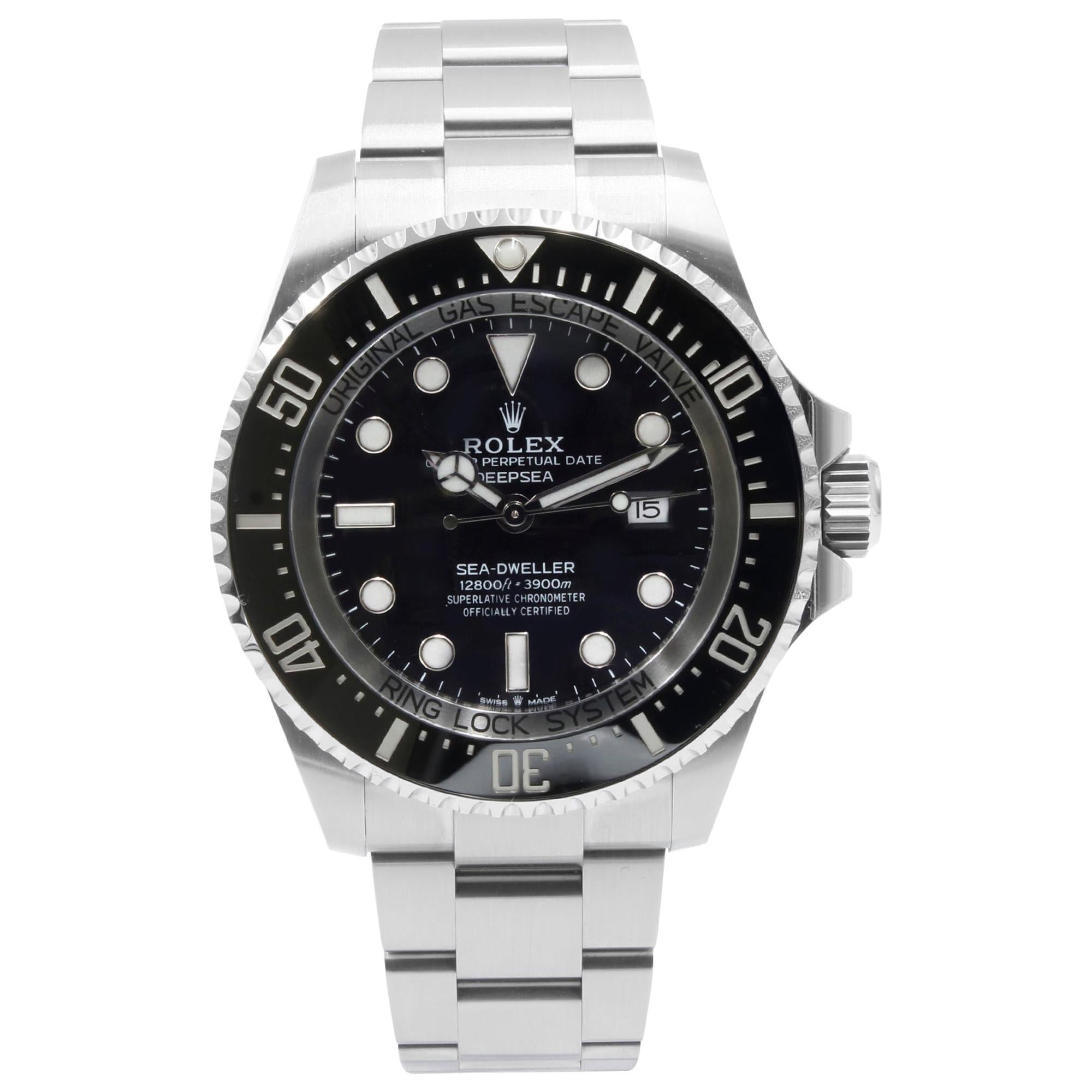 Rolex Sea-Dweller Deepsea 126660 Black Dial Steel Automatic Men's Watch