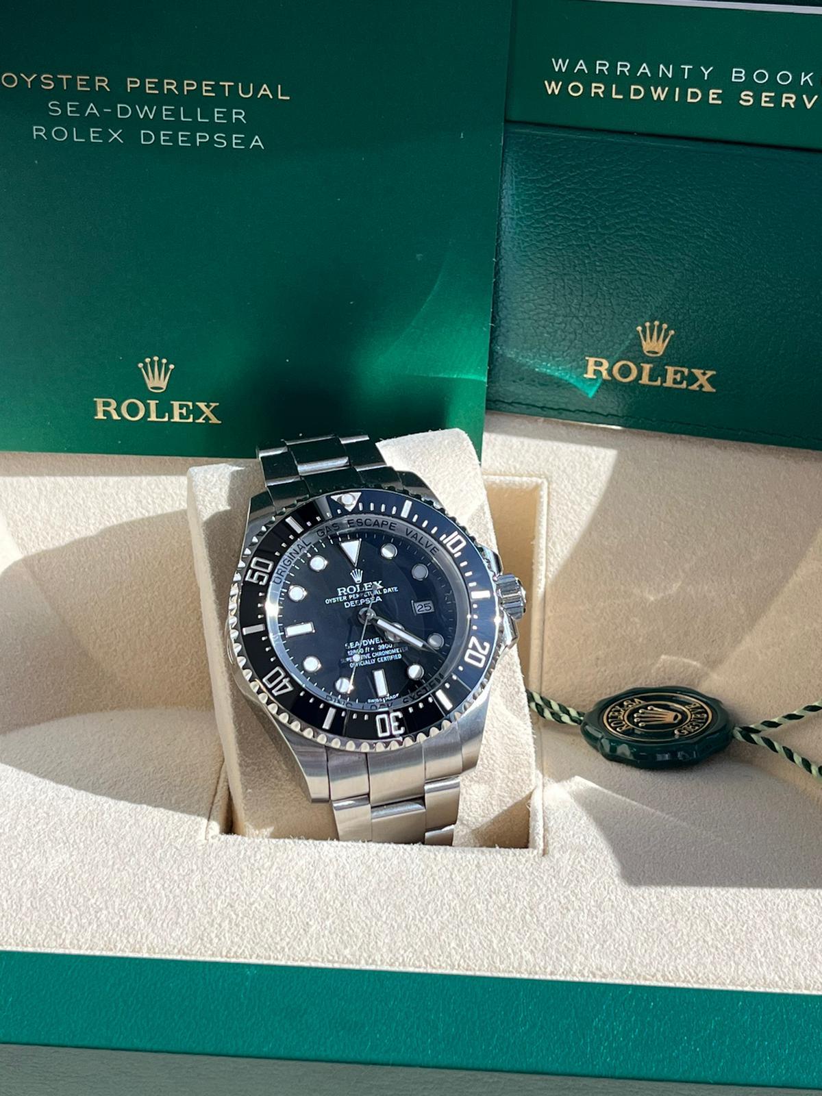 Rolex Sea-Dweller Deepsea 44mm Ceramic Bezel Black Dial Oystersteel Watch 116660 For Sale 2