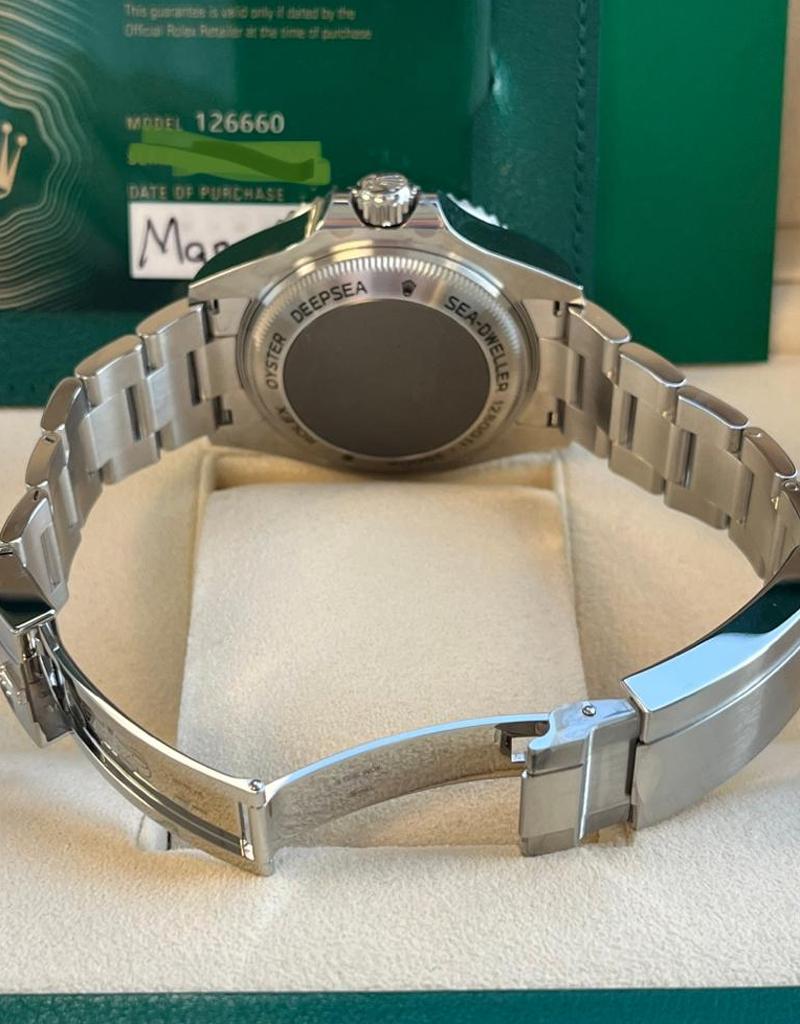 Rolex Sea-Dweller Deepsea James Cameron Blue Stainless Steel Watch 126660 For Sale 5