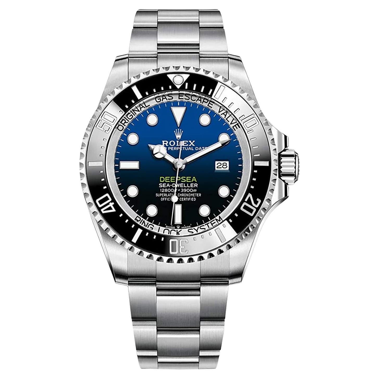 Rolex Sea-Dweller Deepsea James Cameron Oyster Deep Blue Black Watch 126660