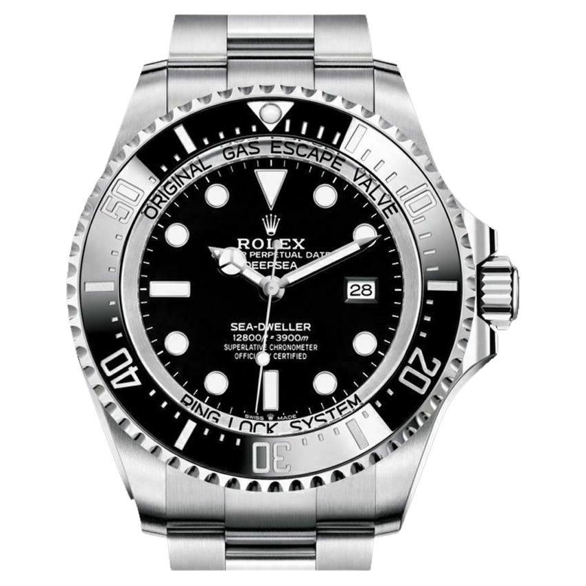 Rolex Sea-Dweller Deepsea, Black, 44 mm, Ref# 126660, 2022, Unworn, Discontinued For Sale